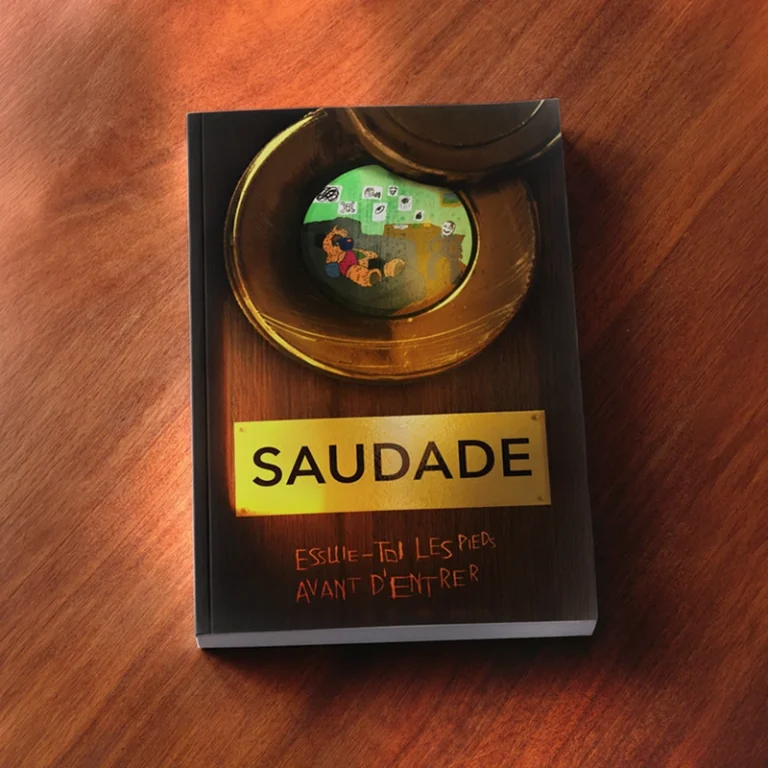Conception graphique et éditoriale de l’œuvre collective « Saudade »
