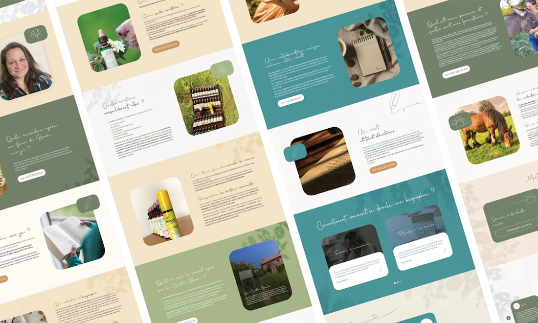 Création du site web de Pauline Orain par Intrig